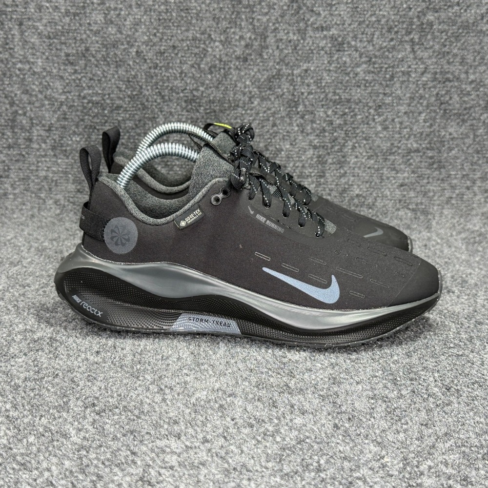 Nike ReactX Infinity‎ Run 4 Gore-Tex Running Shoes Women's 8 Black Athletic Run